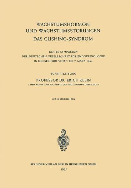 Produktbild: Wachstumshormon und Wachstumsst&ouml;rungen Das Cushing-Syndrom