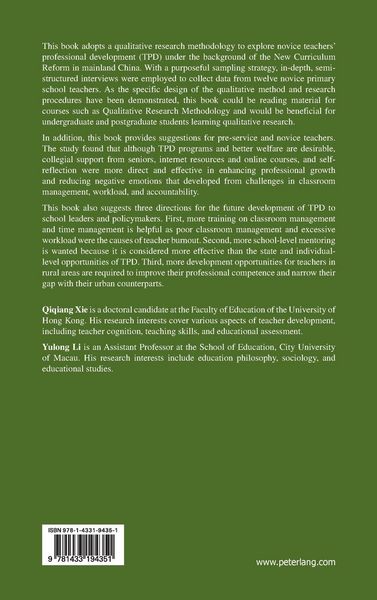 Produktbild: Being Novice School Teachers in China
