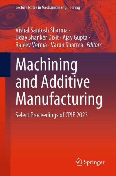 Produktbild: Machining and Additive Manufacturing