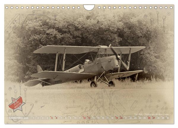 Produktbild: Aviatik Photocomposing 2026 (Wandkalender 2026 DIN A4 quer), CALVENDO Monatskalender