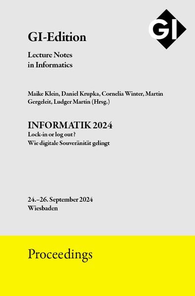 GI Edition Proceedings Band 352 'INFORMATIK 2024'