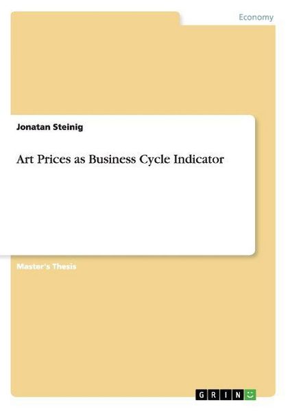 Produktbild: Art Prices as Business Cycle Indicator