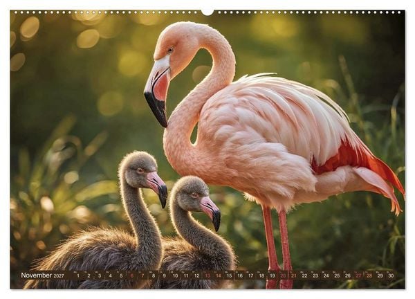 Produktbild: Tierkinder der L&uuml;fte - Vogelwelt (Wandkalender 2027 DIN A2 quer), CALVENDO Monatskalender