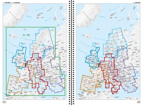 Produktbild: Falk Reiseatlas Europa 1:800.000