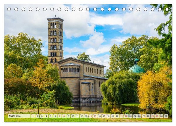 Produktbild: Potsdam Wundersch&ouml;ne Stadt (Tischkalender 2026 DIN A5 quer), CALVENDO Monatskalender