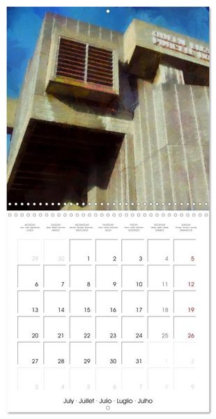 Produktbild: Brutalist Architecture of London (Wall Calendar 2026 12 &times; 12 Inch) CALVENDO 12 Month Wall Calendar
