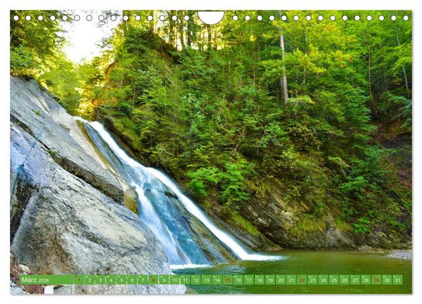 Produktbild: Rauschende Wildb&auml;che im Allg&auml;u (Wandkalender 2026 DIN A4 quer), CALVENDO Monatskalender