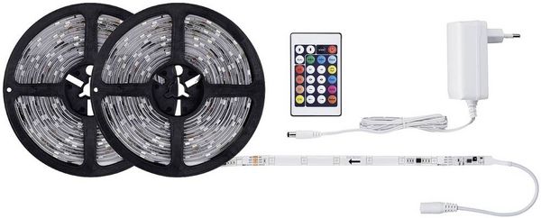 Produktbild: Paulmann FN SimpLED Strip RGB 70515 LED-Streifen mit Stecker 12V 10m RGB 1St.