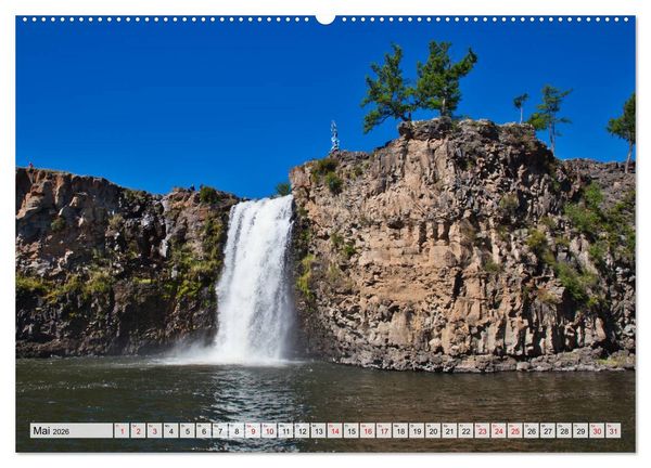 Produktbild: Mongolei Endlose Weite (hochwertiger Premium Wandkalender 2026 DIN A2 quer), Kunstdruck in Hochglanz