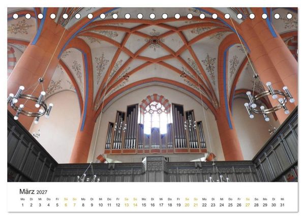 Produktbild: Fantastische Welt der Orgeln (Tischkalender 2027 DIN A5 quer), CALVENDO Monatskalender