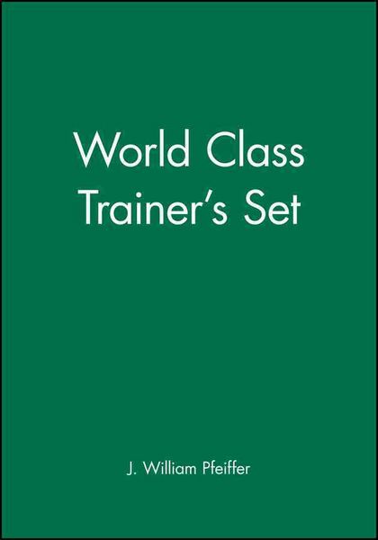 Produktbild: Pfeiffer, J: World Class Trainer's Set