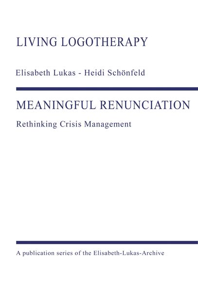 Produktbild: Meaningful Renunciation