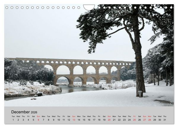 Produktbild: Historic Bridges of Provence (Wall Calendar 2026 DIN A4 landscape), CALVENDO 12 Month Wall Calendar