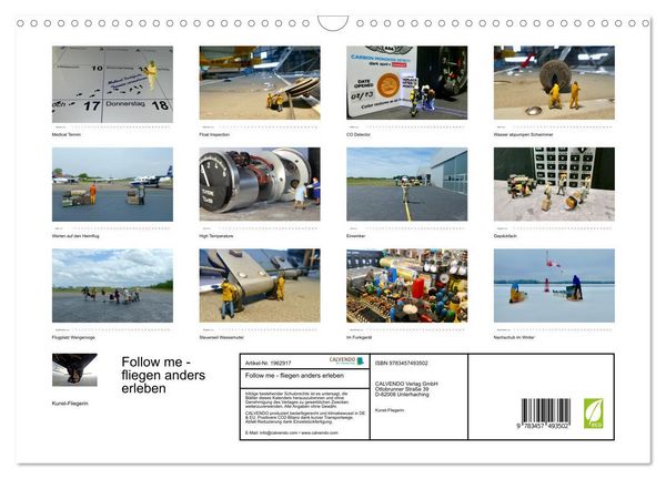Produktbild: Follow me - fliegen anders erleben (Wandkalender 2026 DIN A3 quer), CALVENDO Monatskalender