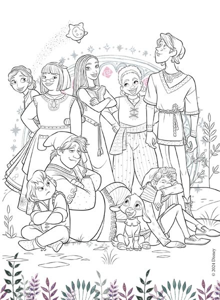 Produktbild: Disney Wish: Mein zauberhafter Ausmalspa&szlig;