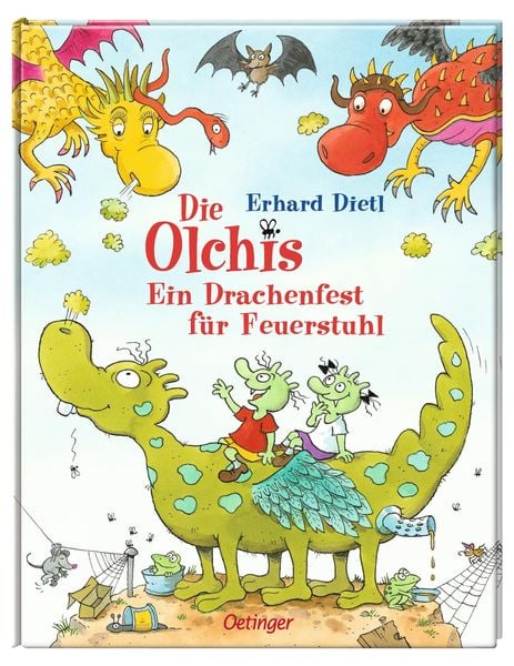 Produktbild: Ein Drachenfest f&uuml;r Feuerstuhl / Die Olchis Band 4