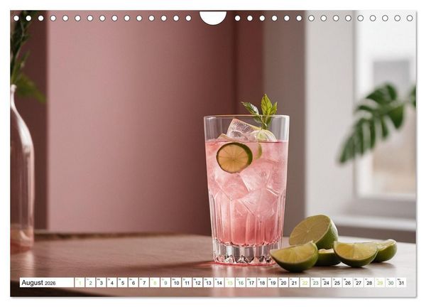 Produktbild: Dein Monat dein Cocktail (Wandkalender 2026 DIN A4 quer), CALVENDO Monatskalender