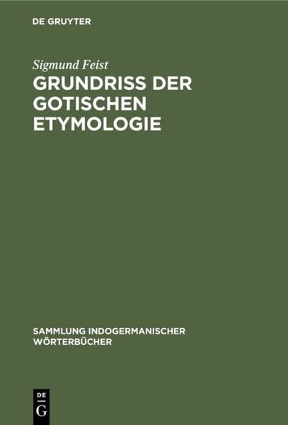 Produktbild: Grundriss der Gotischen Etymologie