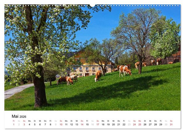 Produktbild: Zauberhaftes Mondseeland (hochwertiger Premium Wandkalender 2026 DIN A2 quer), Kunstdruck in Hochglanz