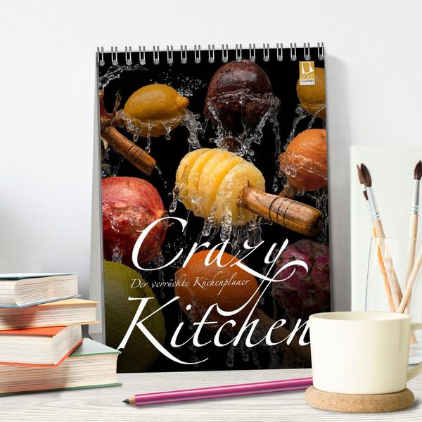 Produktbild: Crazy Kitchen - Der verr&uuml;ckte K&uuml;chenplaner (Tischkalender 2026 DIN A5 hoch), CALVENDO Monatskalender