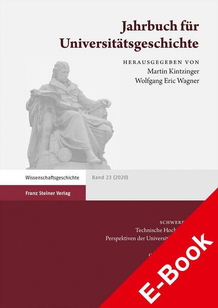 Produktbild: Jahrbuch f&uuml;r Universit&auml;tsgeschichte 23 (2020)