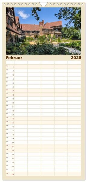 Produktbild: Familienplaner 2026 - Potsdam - Schl&ouml;sser, Parks und der Alte Fritz mit 5 Spalten (Wandkalender, 21 x 45 cm) CALVENDO