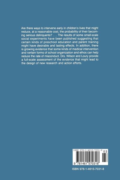 Produktbild: Families, Schools, and Delinquency Prevention