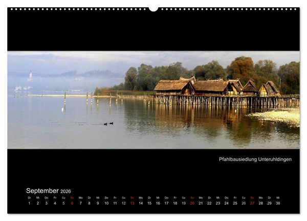 Produktbild: Panoramen vom Bodensee (Wandkalender 2026 DIN A2 quer), CALVENDO Monatskalender