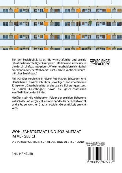 Produktbild: Wohlfahrtsstaat und Sozialstaat im Vergleich. Die Sozialpolitik in Schweden und Deutschland