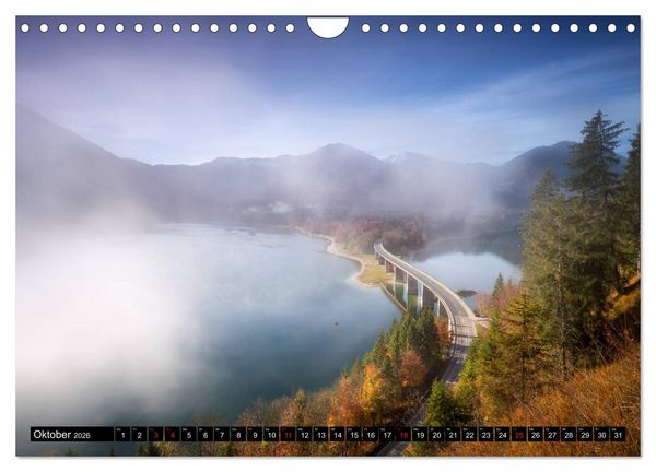 Produktbild: Bayerische Landschaften (Wandkalender 2026 DIN A4 quer), CALVENDO Monatskalender