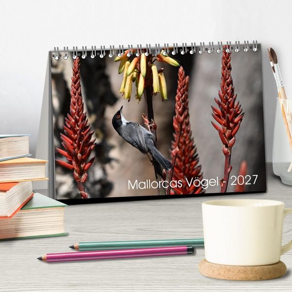 Produktbild: Mallorcas V&ouml;gel (Tischkalender 2027 DIN A5 quer), CALVENDO Monatskalender