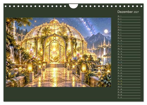 Produktbild: M&auml;rchenh&auml;user von morgen (Wandkalender 2027 DIN A4 quer), CALVENDO Monatskalender