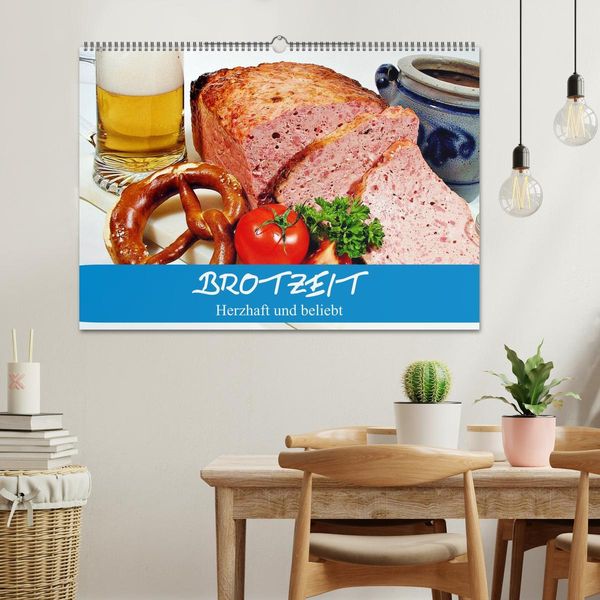 Produktbild: Brotzeit. Herzhaft und beliebt (Wandkalender 2026 DIN A2 quer), CALVENDO Monatskalender