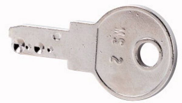 Produktbild: Eaton M22-ES-MS2 111764 Schl&uuml;ssel Silber 1St.