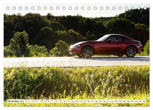 Produktbild: Ich liebe Miata (Tischkalender 2026 DIN A5 quer), CALVENDO Monatskalender
