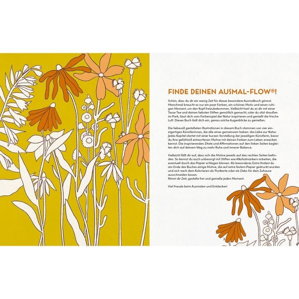 Produktbild: Flow&reg; Ausmalbuch. Floral Edition