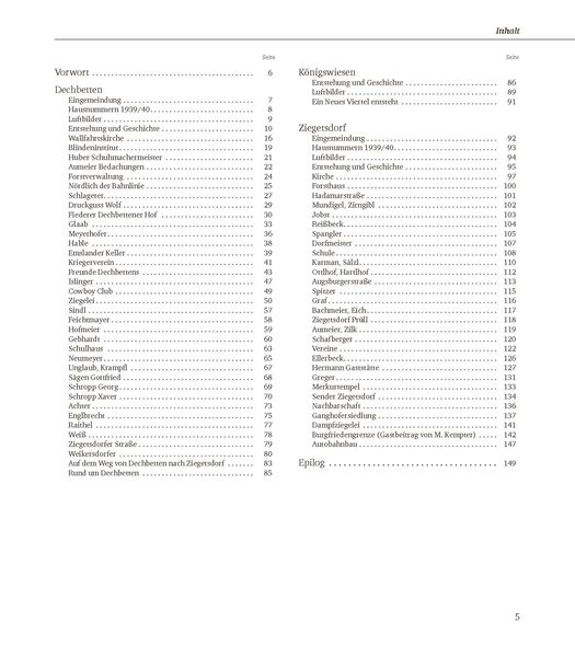Produktbild: Dechbetten, Ziegetsdorf und K&ouml;nigswiesen