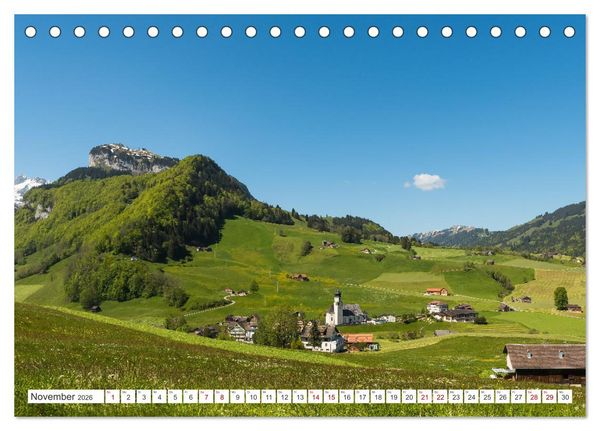 Produktbild: Appenzellerland (Tischkalender 2026 DIN A5 quer), CALVENDO Monatskalender