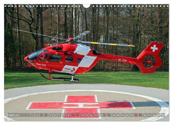 Produktbild: Helikopter in der Luft 2.0 (Wandkalender 2027 DIN A3 quer), CALVENDO Monatskalender
