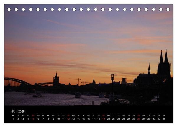 Produktbild: K&ouml;lner Spitzen (Tischkalender 2026 DIN A5 quer), CALVENDO Monatskalender