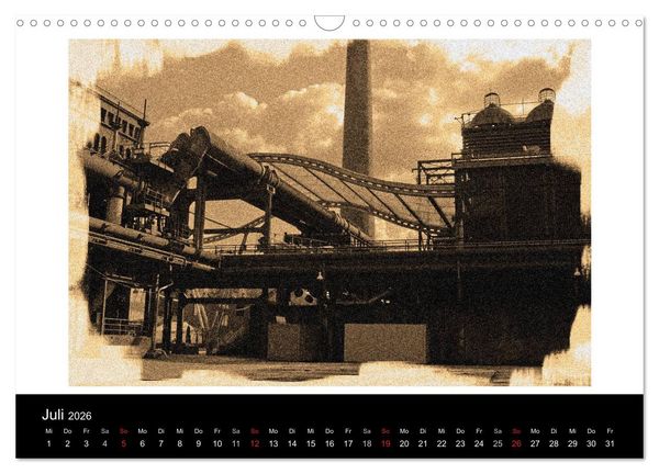 Produktbild: Landschaftspark Duisburg-Nord (Wandkalender 2026 DIN A3 quer), CALVENDO Monatskalender