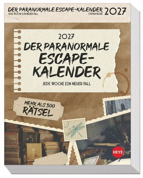 Produktbild: Stefan Heine Der paranormale Escape-Kalender 2027
