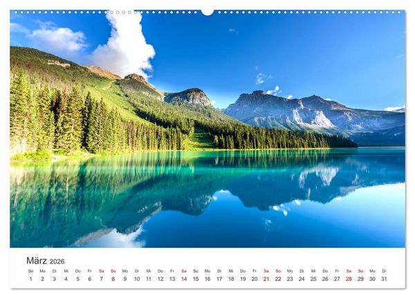 Produktbild: British Columbia - Faszination Kanada (Wandkalender 2026 DIN A2 quer), CALVENDO Monatskalender
