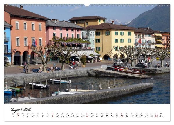 Produktbild: Motive rund um den See Lago Maggiore (Wandkalender 2026 DIN A2 quer), CALVENDO Monatskalender