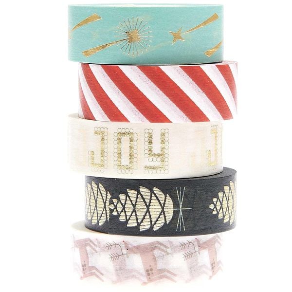 Tape Set I love Christmas, Joy , 5 Stk, 1,5cm x 10m