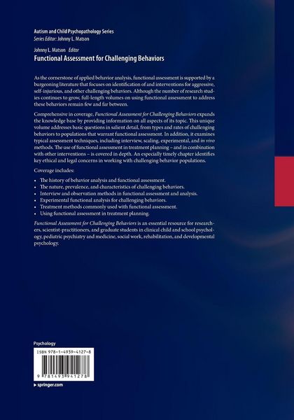 Produktbild: Functional Assessment for Challenging Behaviors