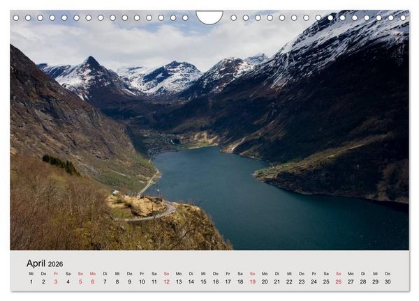 Produktbild: Mit den Hurtigruten unterwegs (Wandkalender 2026 DIN A4 quer), CALVENDO Monatskalender