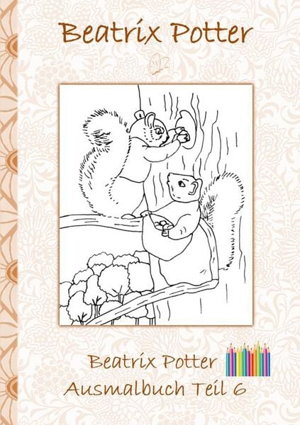Beatrix Potter Ausmalbuch Teil 6 ( Peter Hase ), Taschenbuch von Beatrix Potter , Elizabeth M. Potter, BoD – Books on Demand, 9783752842180