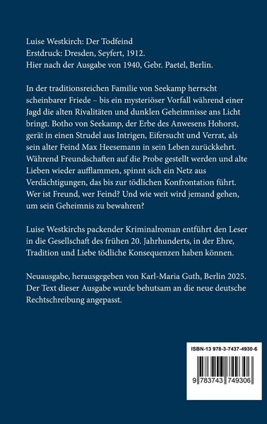 Produktbild: Der Todfeind