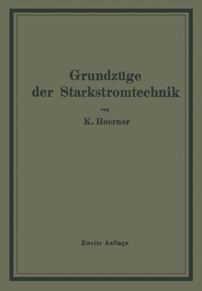 Produktbild: Grundz&uuml;ge der Starkstromtechnik